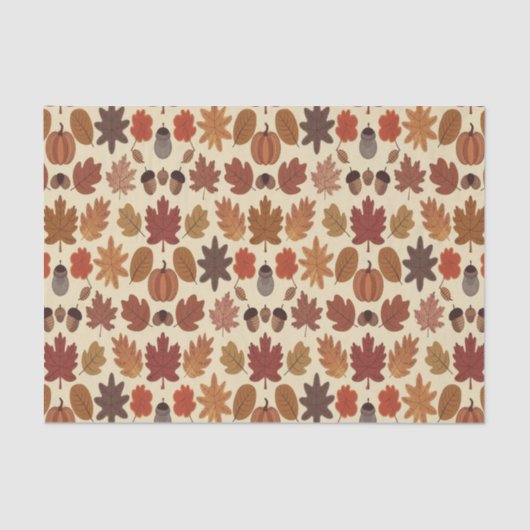 鮮やか紅葉パターン(紅葉) 薄葉紙 (正面)