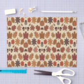 鮮やか紅葉パターン(紅葉) 薄葉紙 (クラフト)