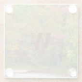 鮮やか紅葉マウンテンロード ガラスコースター (裏面)