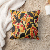 鮮やか紅葉化粧枕 クッション (ブランケット)