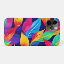 鮮やか紅葉抽象芸術