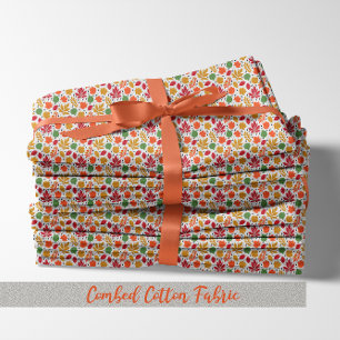 鮮やか紅葉数々の色パターン ファブリック