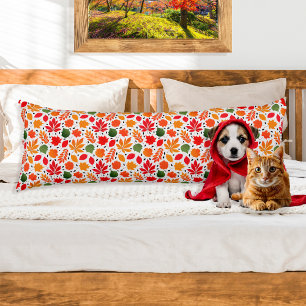 鮮やか紅葉数々の色パターン ボディピロー