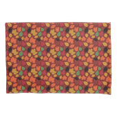 鮮やか紅葉数々の色パターン 枕カバー (正面)