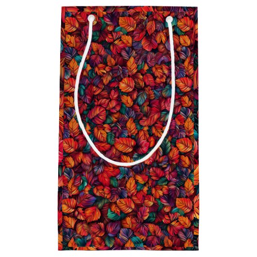 鮮やか紅葉 スモールペーパーバッグ (正面)