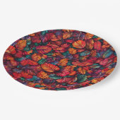 鮮やか紅葉 ペーパープレート (アングル)