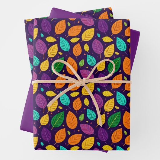 鮮やか紅葉 ラッピングペーパーシート (インサイチュ)