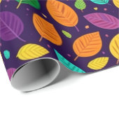 鮮やか紅葉 ラッピングペーパー (ロールコーナー)