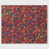 鮮やか紅葉 ラッピングペーパー (フラット)