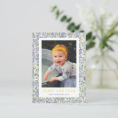 鮮やか紙吹雪年賀はがき シーズンポストカード (スタンド正面)