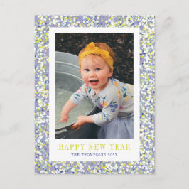 鮮やか紙吹雪年賀はがき シーズンポストカード