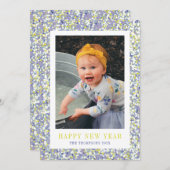 鮮やか紙吹雪年賀状 シーズンカード (正面/裏面)