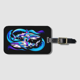 鮮やか素晴らしサメ ラゲッジタグ