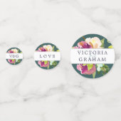 鮮やか結婚パーソナライズされた開花 コンフェッティ (正面)