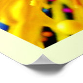 鮮やか絵を描バースト ポスター (角)