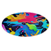 鮮やか絵を描パーティーデザイン カッティングボード (角)