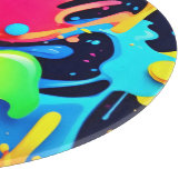 鮮やか絵を描パーティーデザイン カッティングボード (角)