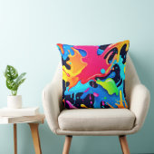 鮮やか絵を描パーティーデザイン クッション (椅子)