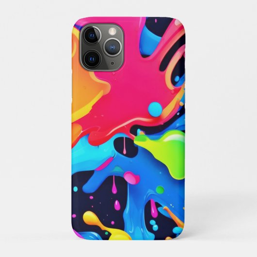 鮮やか絵を描パーティーデザイン Case-Mate iPhoneケース (裏)