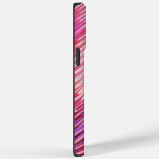 鮮やか絵を描抽象芸術フロー赤紫カスタムピンク Case-Mate iPhoneケース (裏面 / 右)