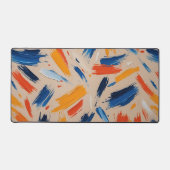 鮮やか絵を描抽象芸術 デスクマット (正面)