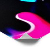 鮮やか絵を描（ばちゃばちゃ）跳ねる ポスター (角)