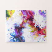鮮やか絵画カラフル抽象芸術 ジグソーパズル (横)