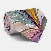 鮮やか絵画カラフル抽象芸術 ネクタイ (ロール)