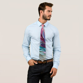 鮮やか絵画カラフル抽象芸術 ネクタイ