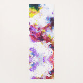鮮やか絵画カラフル抽象芸術 ヨガマット (裏面)