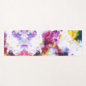 鮮やか絵画カラフル抽象芸術 ヨガマット (正面(横))