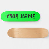 鮮やか緑 スケートボード (横)