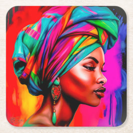 鮮やか美しいシリーズ1 スクエアペーパーコースター