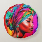 鮮やか美しいシリーズ1 ラウンドクッション (裏面)