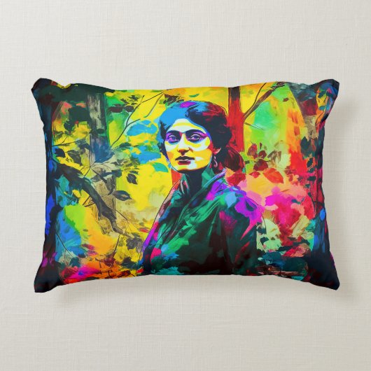 鮮やか美しい アクセントクッション (正面)