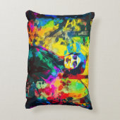 鮮やか美しい アクセントクッション (裏面(縦))