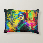 鮮やか美しい アクセントクッション (裏面)