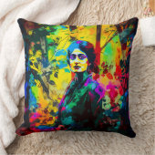 鮮やか美しい クッション (ブランケット)