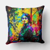 鮮やか美しい クッション (裏面)