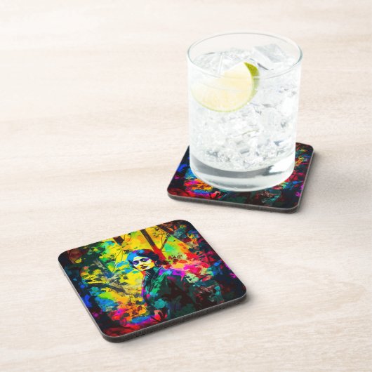 鮮やか美しい コースター (右側)