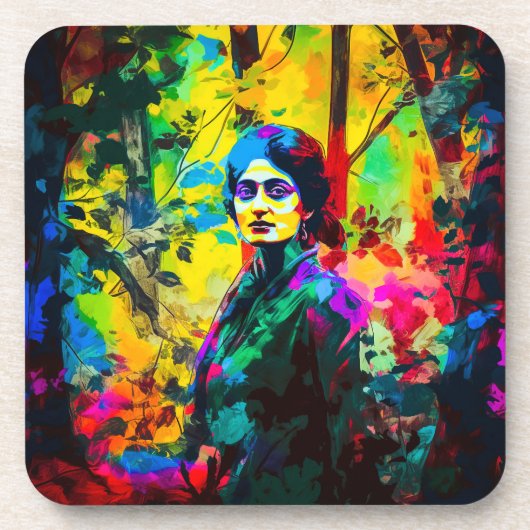 鮮やか美しい コースター (正面)