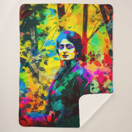 鮮やか美しい シェルパブランケット