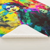 鮮やか美しい シェルパブランケット (3/4)