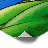 鮮やか自然の飾りポスター ポスター (角)