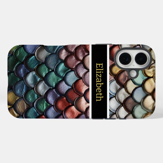 鮮やか自然はかりで測の蛇皮 Case-Mate iPhoneケース (裏面 (横))