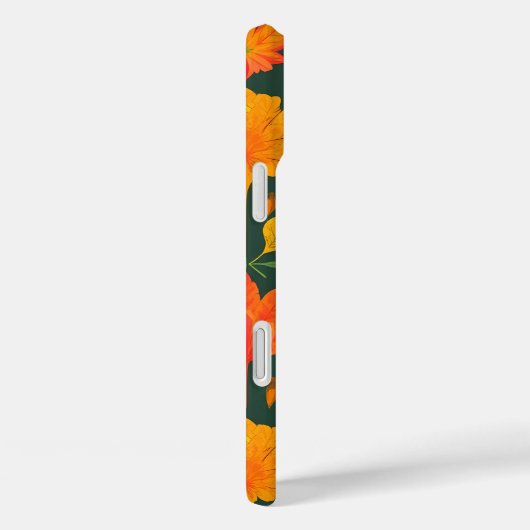 鮮やか自然iPhone16ケース – シームレスパターンDe Case-Mate iPhoneケース (裏面 / 右)