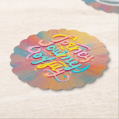 「鮮やか航海」 ペーパーコースター (アングル)