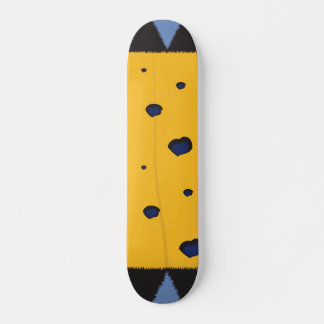 鮮やか色パターン スケートボード