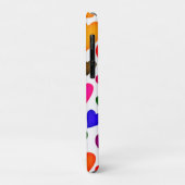 鮮やか色数々のハートパターン Case-Mate iPhoneケース (裏面/左)