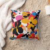 鮮やか色数々のフローラモダンホームデコクッション クッション (ブランケット)